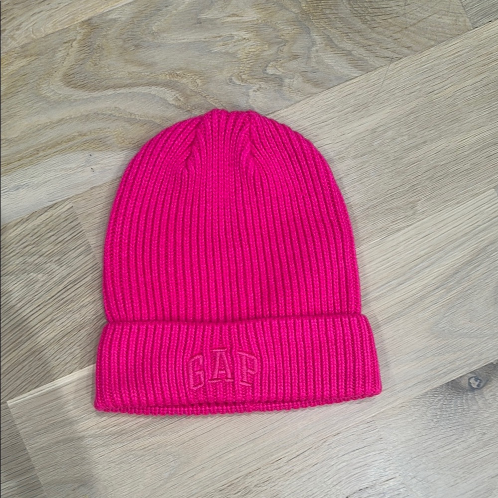 GAP Bright Pink Knit Hat